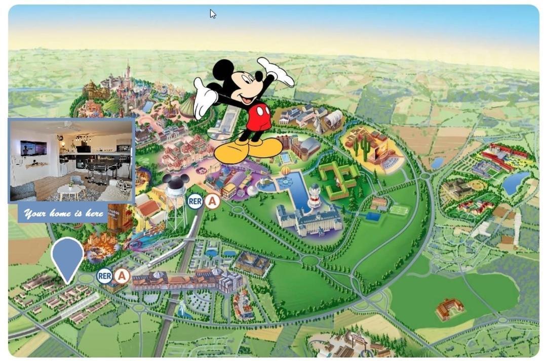Myhomezen Montevrain Disneyland Val D'Europe - 3D Playstation 4 Luaran gambar
